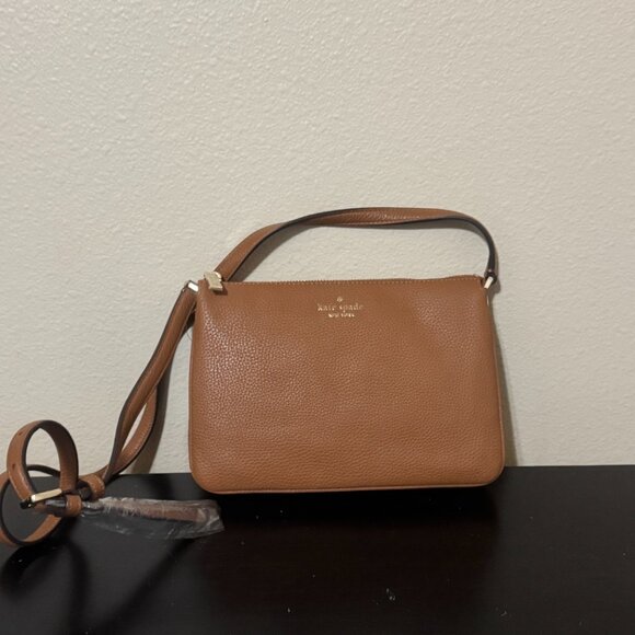 NWT Brown Kate Spade Crossbody Bag - Picture 1 of 5